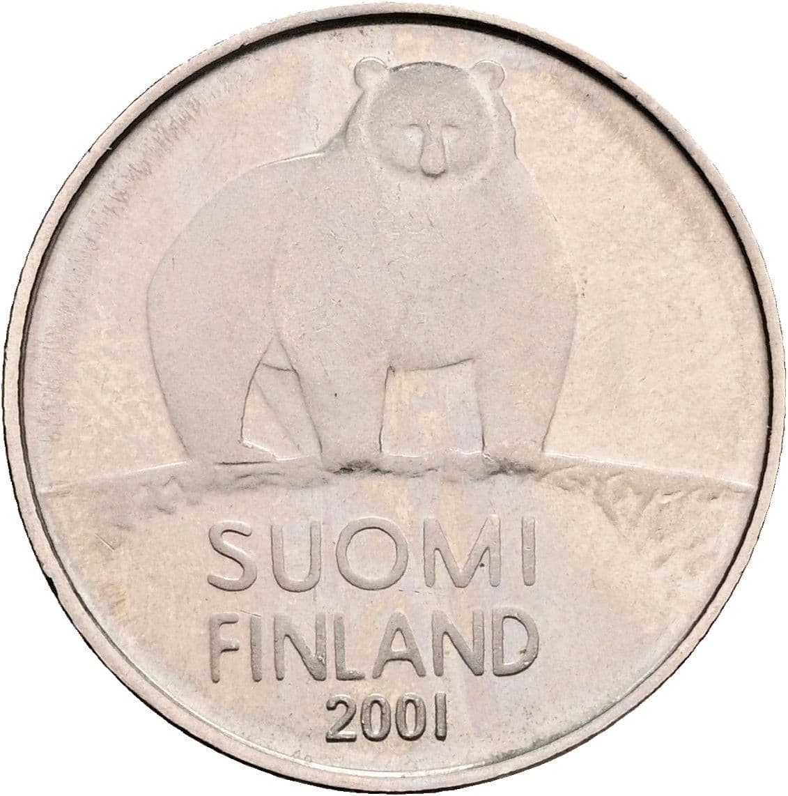 50 Penniä 2001 – Rückseite