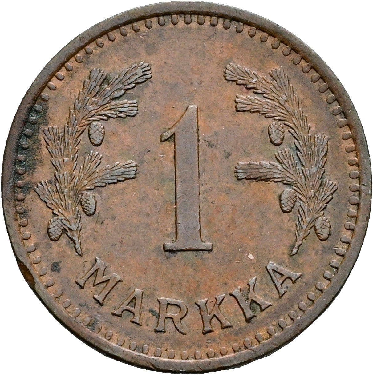 1 Markka 1940 S – Vorderseite
