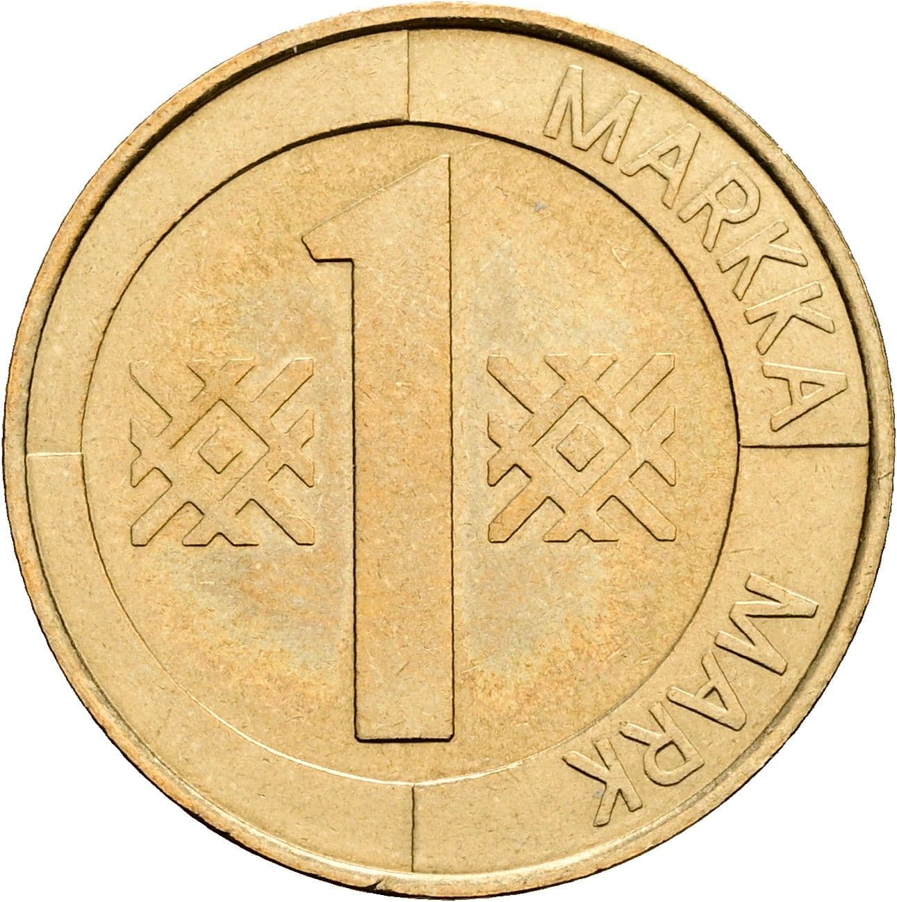 1 Markka 1997 – Vorderseite