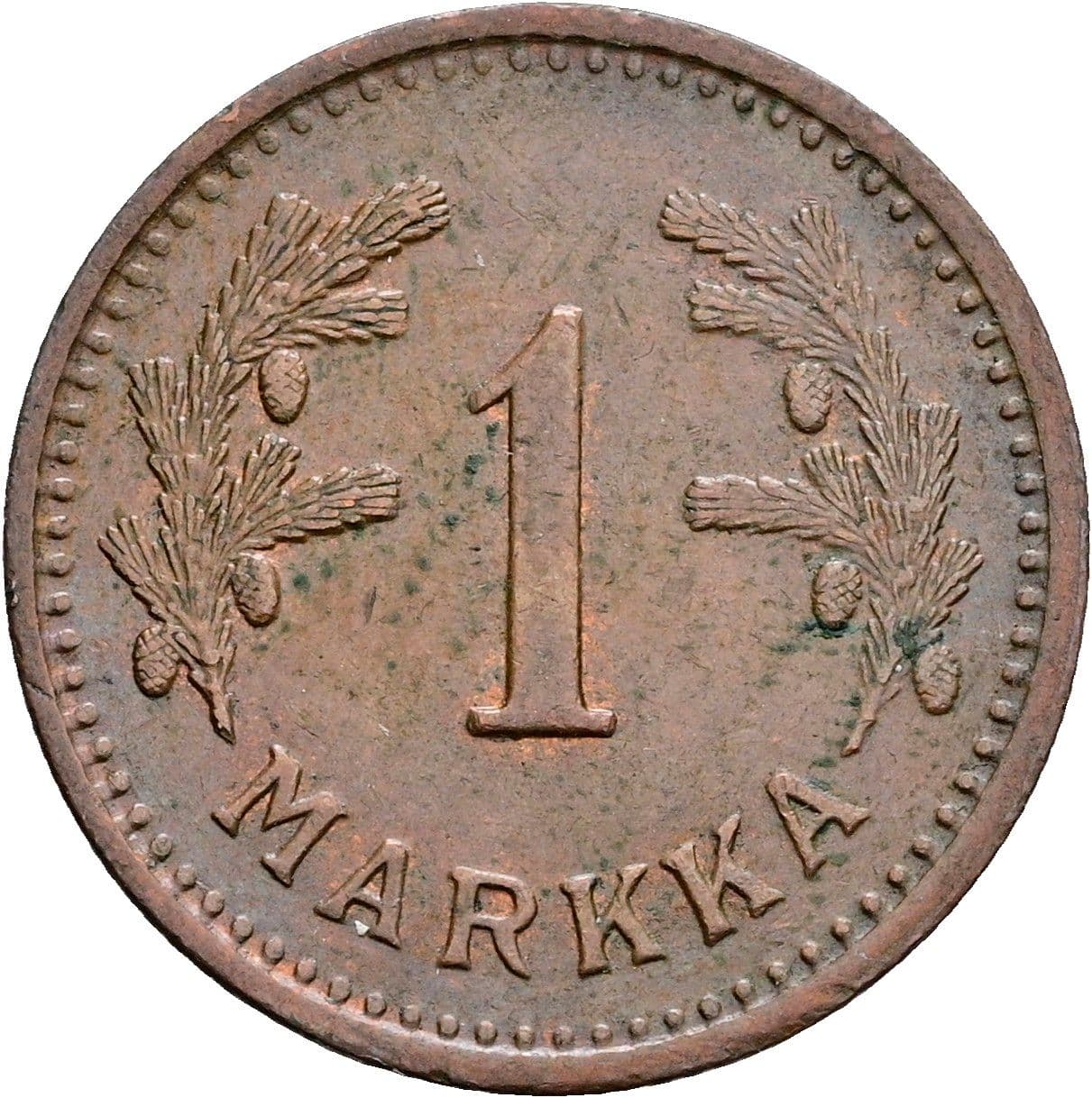 1 Markka 1941 S – Vorderseite
