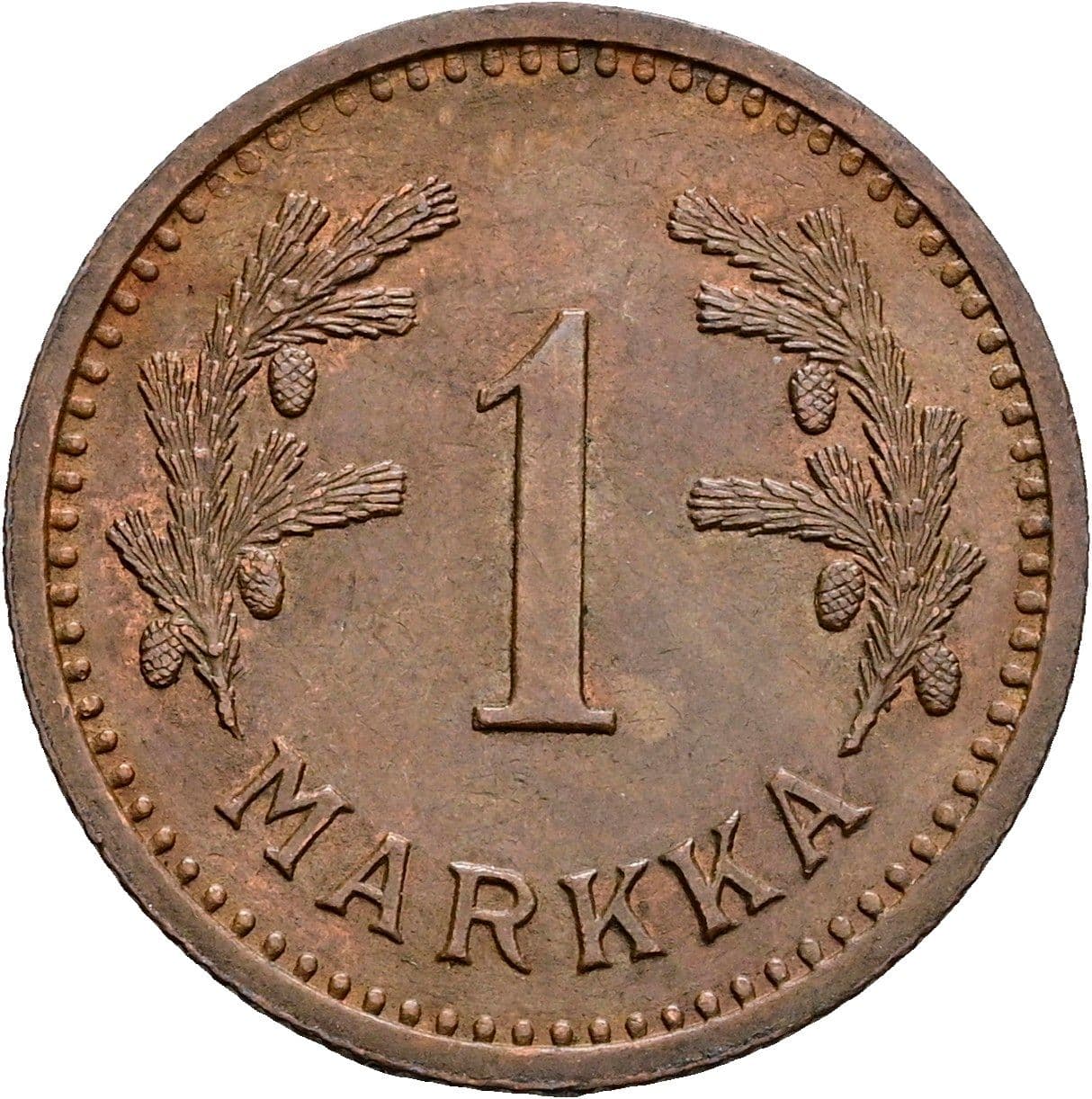 1 Markka 1943 S – Vorderseite