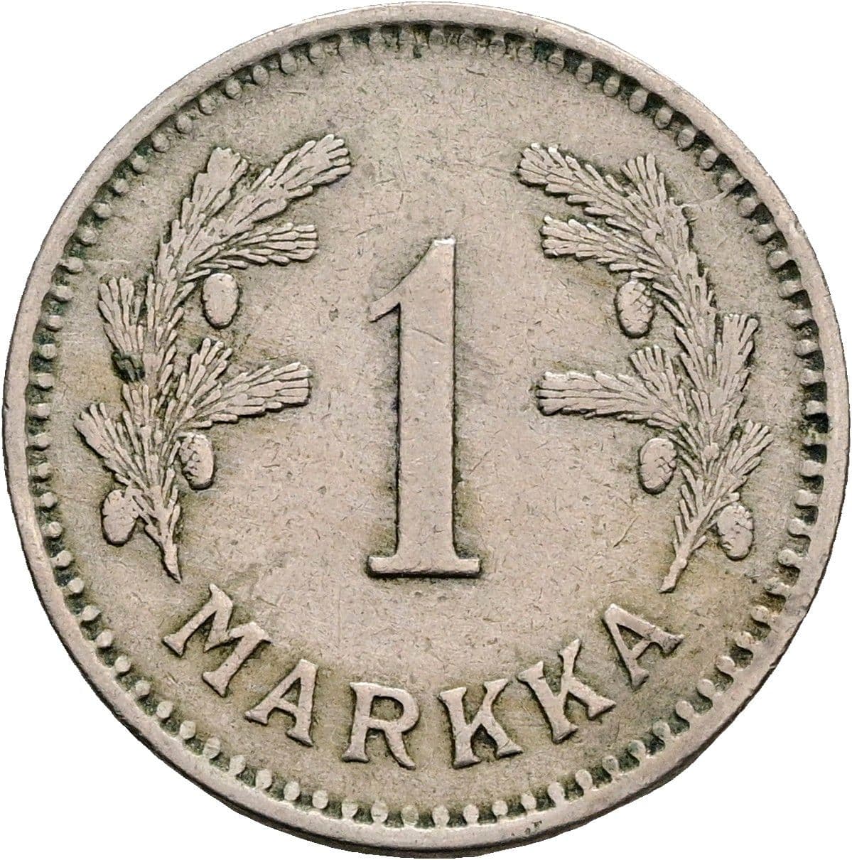 1 Markka 1929 S – Vorderseite