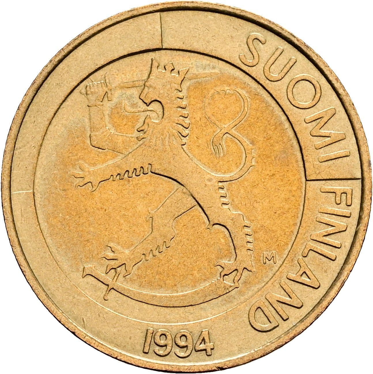 1 Markka 1994 – Rückseite
