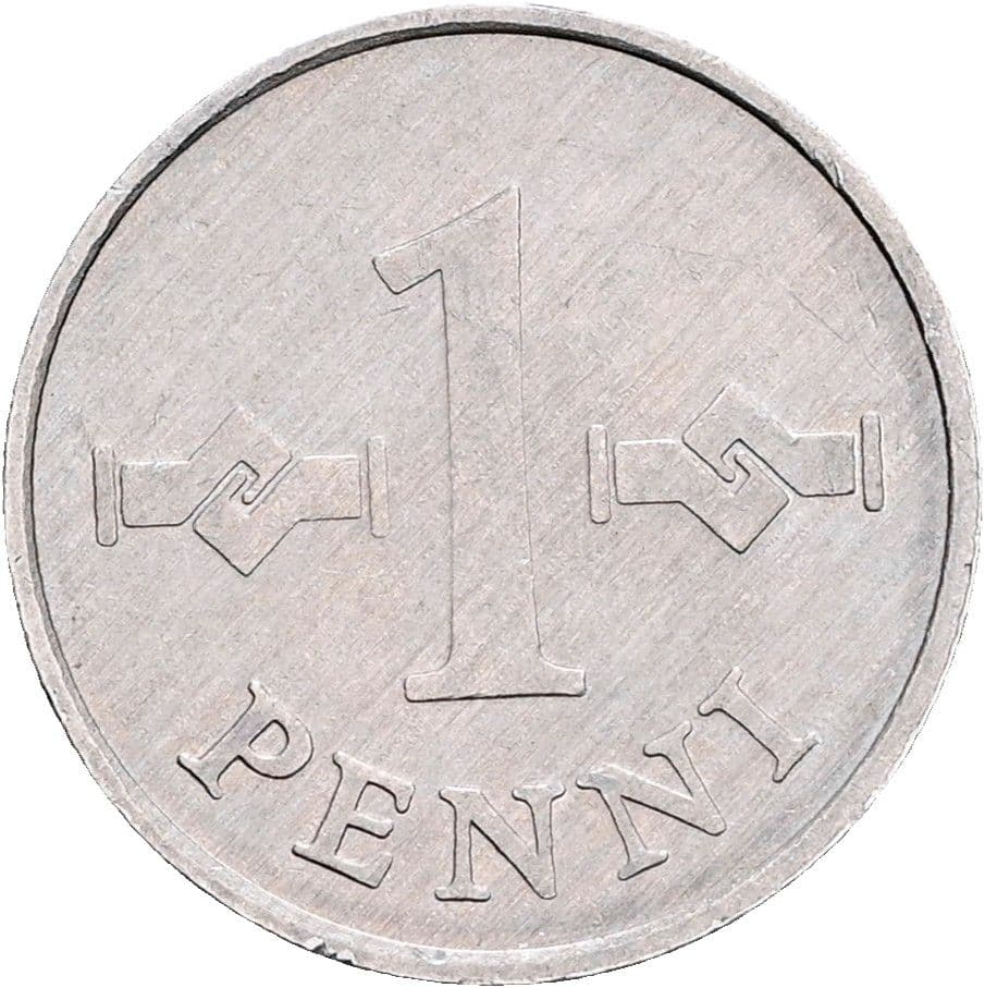 1 Penni 1977 – Vorderseite