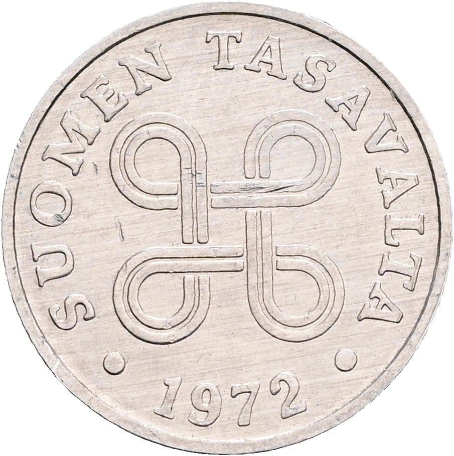 1 Penni 1972 – Rückseite