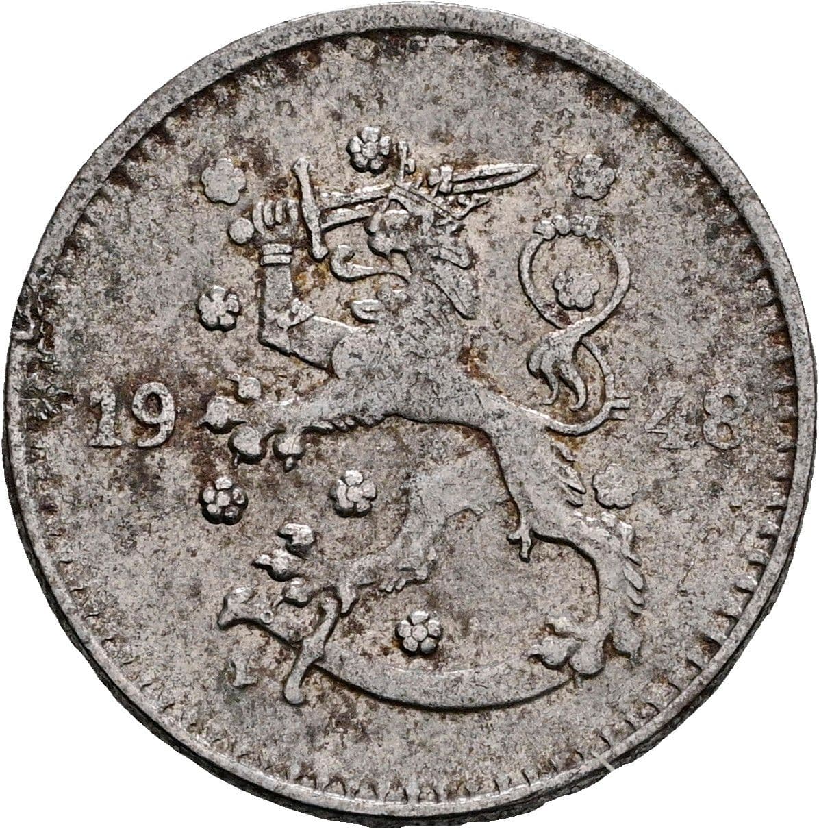 1 Markka 1948 L – Rückseite