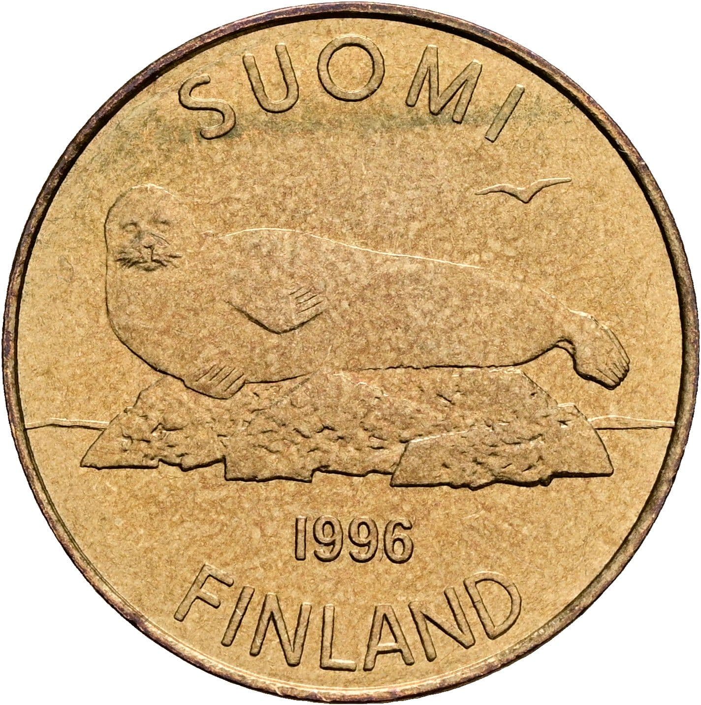 5 Markkaa 1996 – Rückseite