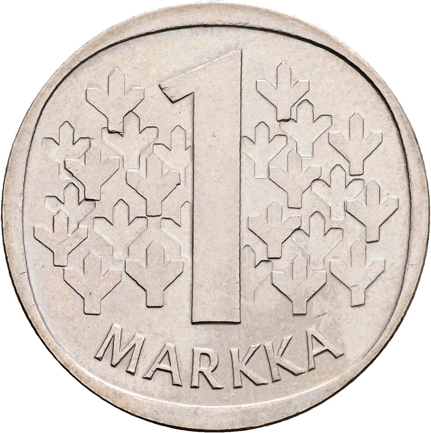 1 Markka 1986 N – Vorderseite