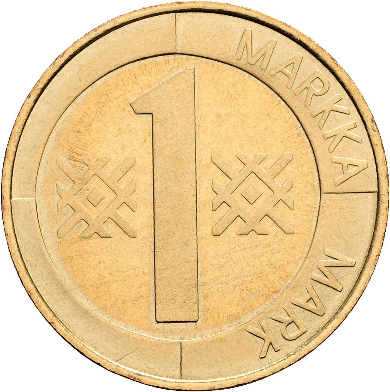 1 Markka 2001 – Vorderseite