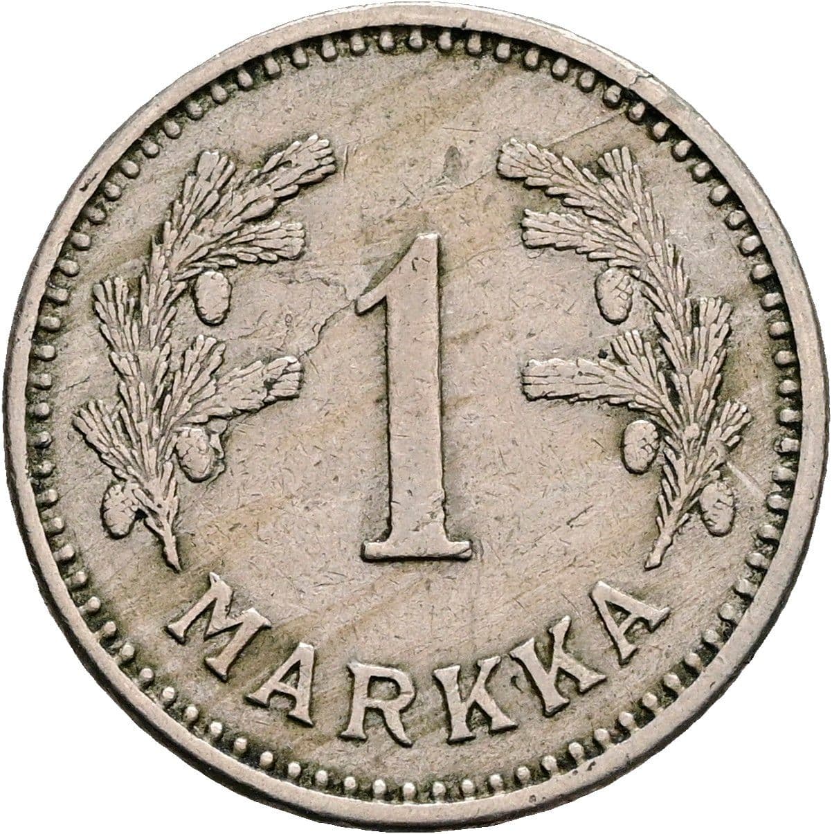 1 Markka 1928 S – Vorderseite