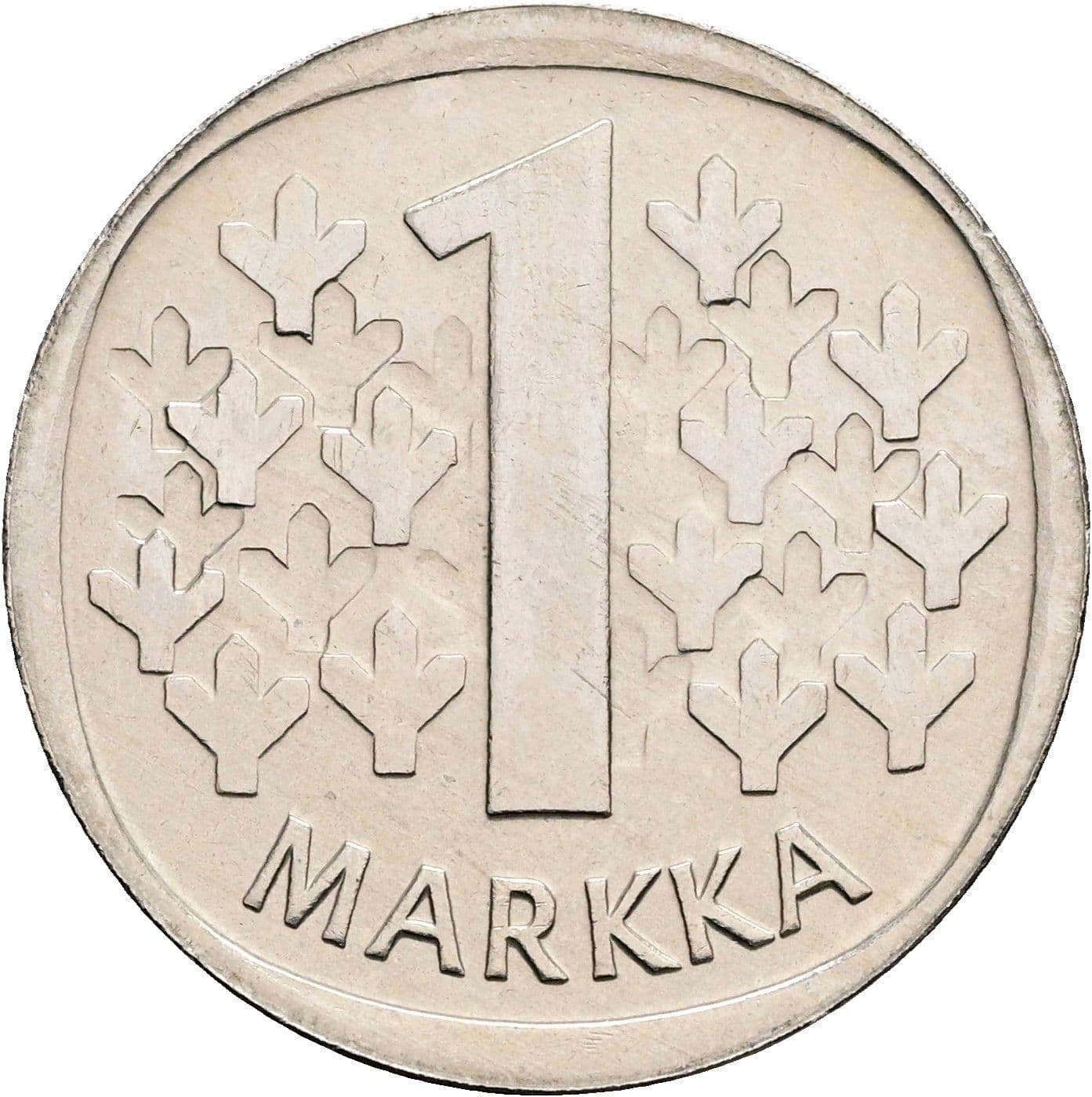 1 Markka 1992 M – Vorderseite