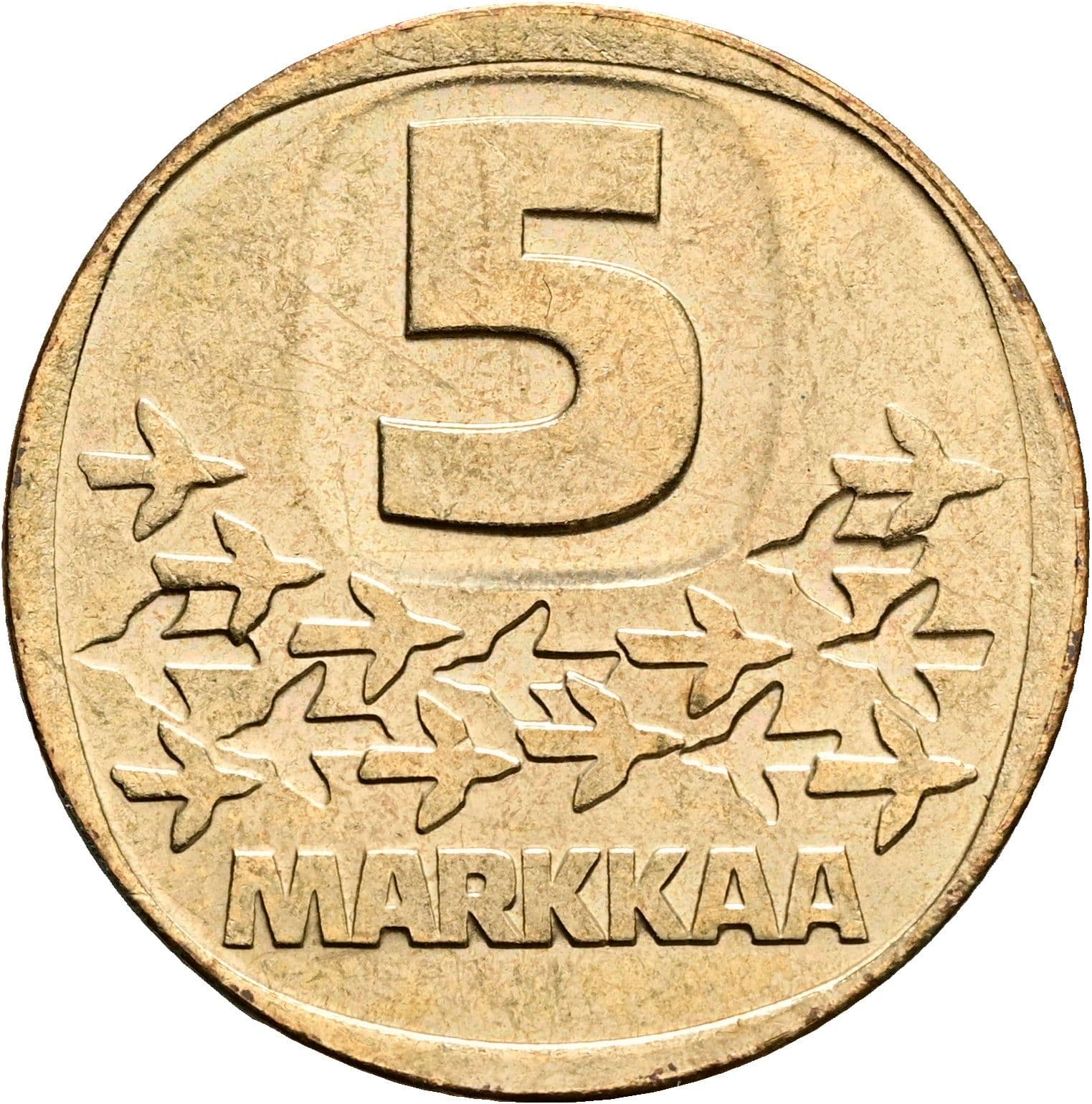 5 Markkaa 1991 – Vorderseite