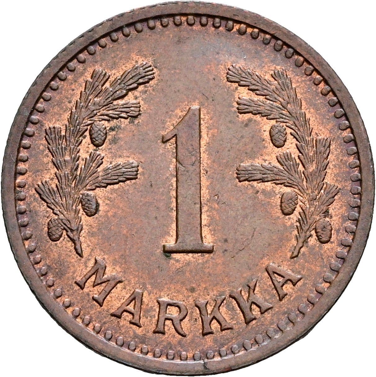 1 Markka 1943 S – Vorderseite