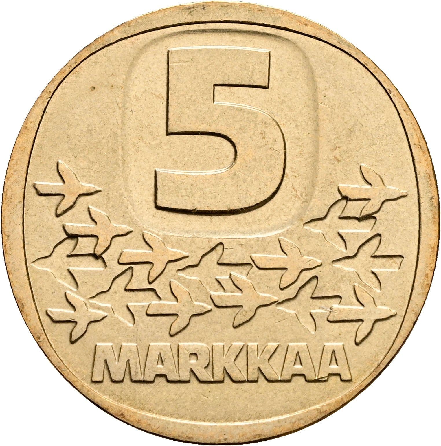 5 Markkaa 1988 – Vorderseite