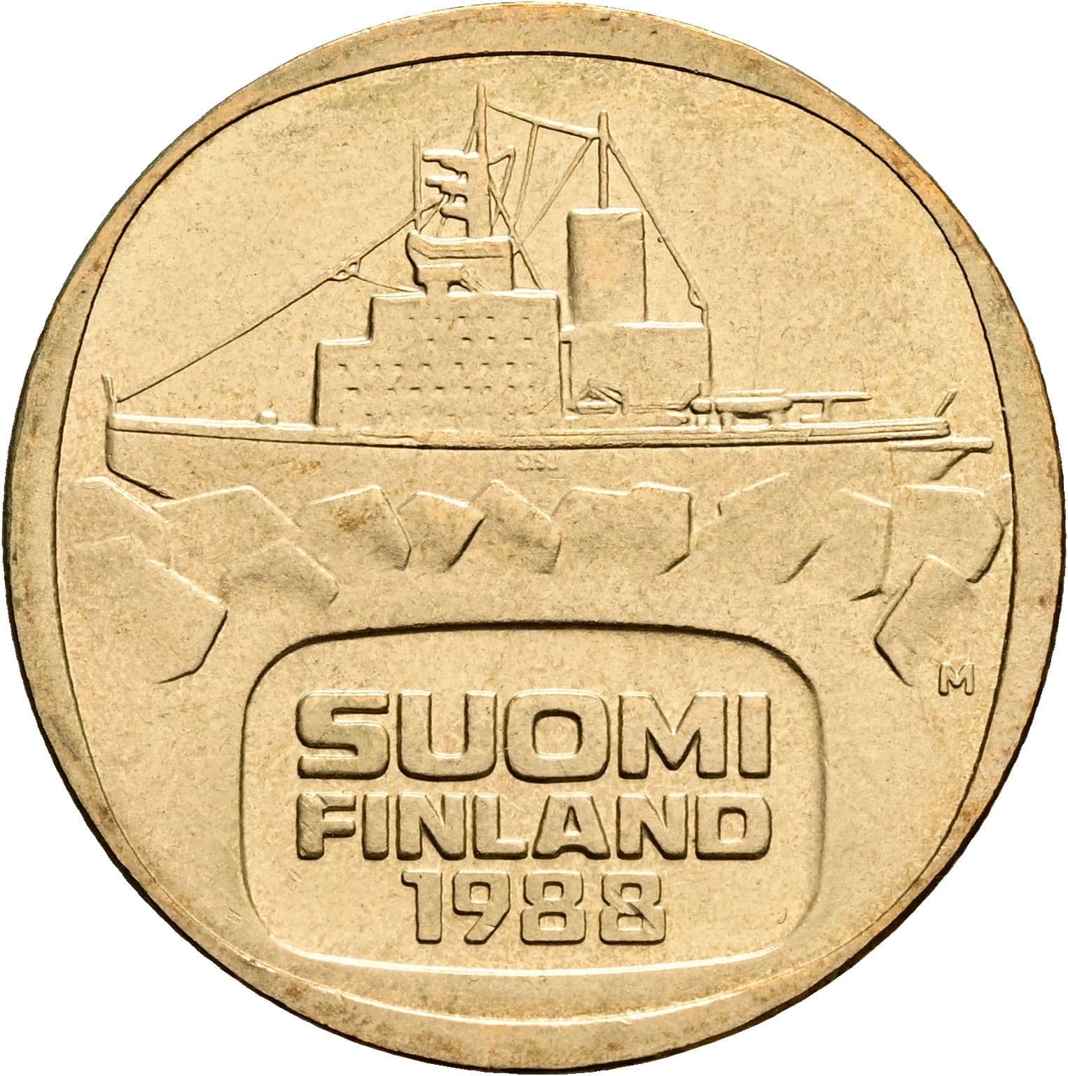 5 Markkaa 1988 – Rückseite
