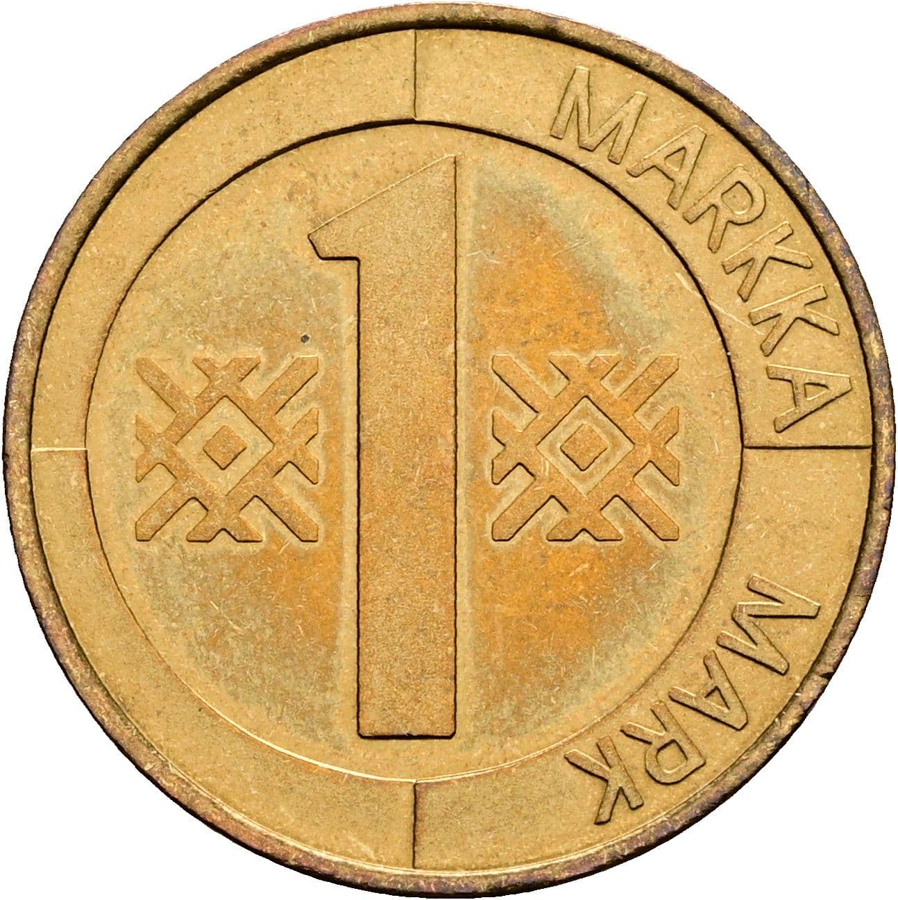 1 Markka 1998 – Vorderseite
