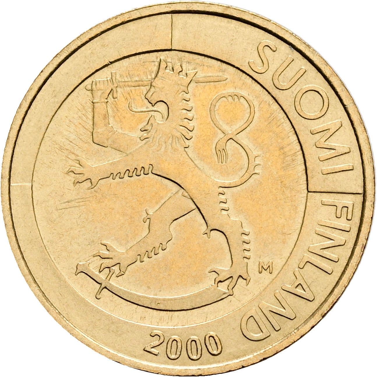 1 Markka 2000 – Rückseite