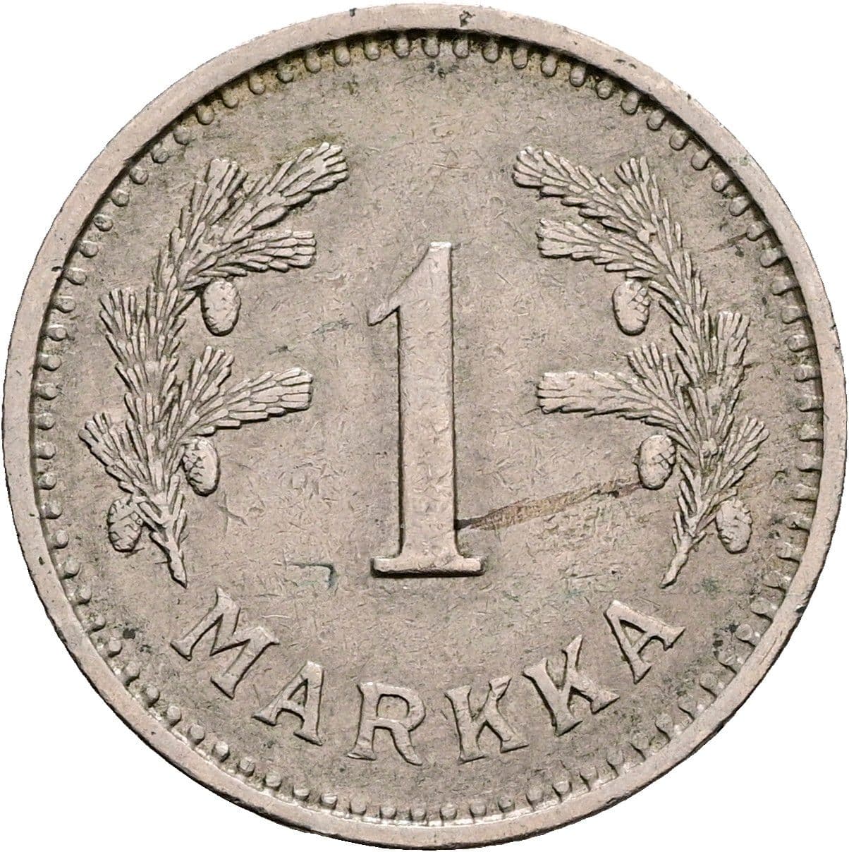 1 Markka 1933 S – Vorderseite