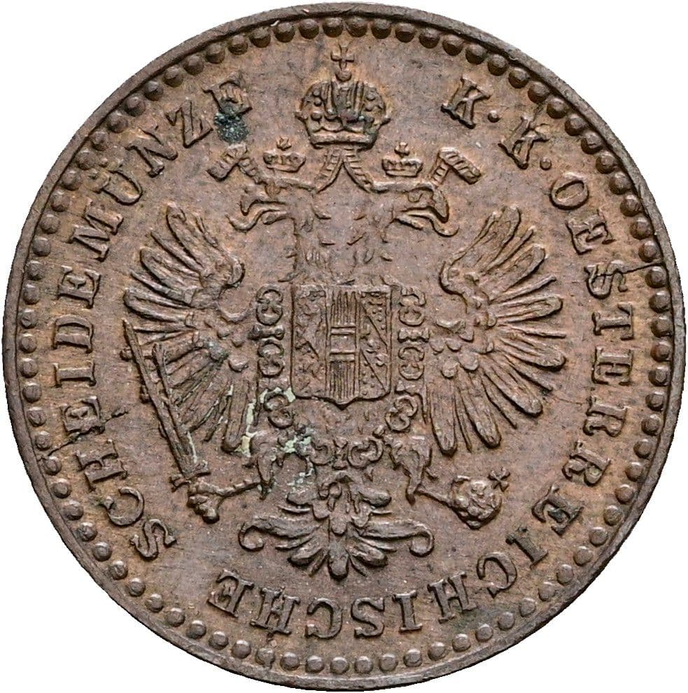 5/10 Kreuzer Franz Joseph I. 1848-1916 1885 – Rückseite