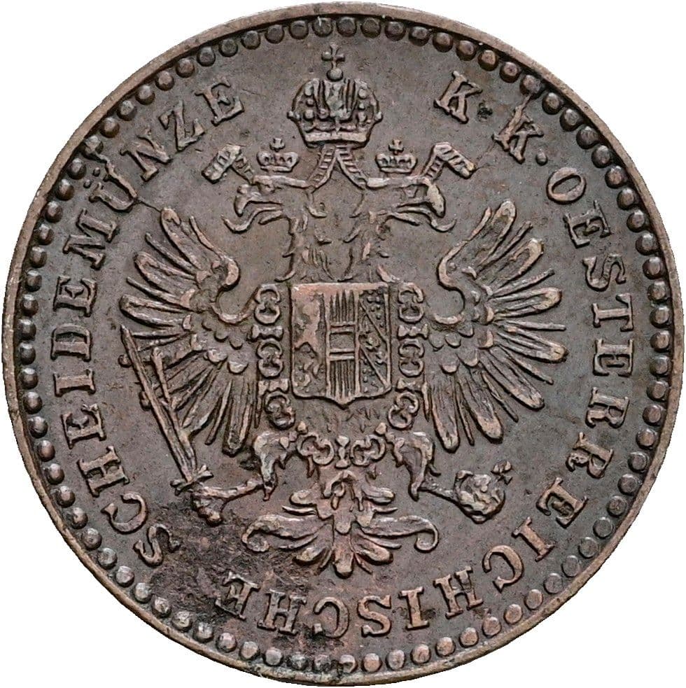 5/10 Kreuzer Franz Joseph I. 1848-1916 1881 – Rückseite
