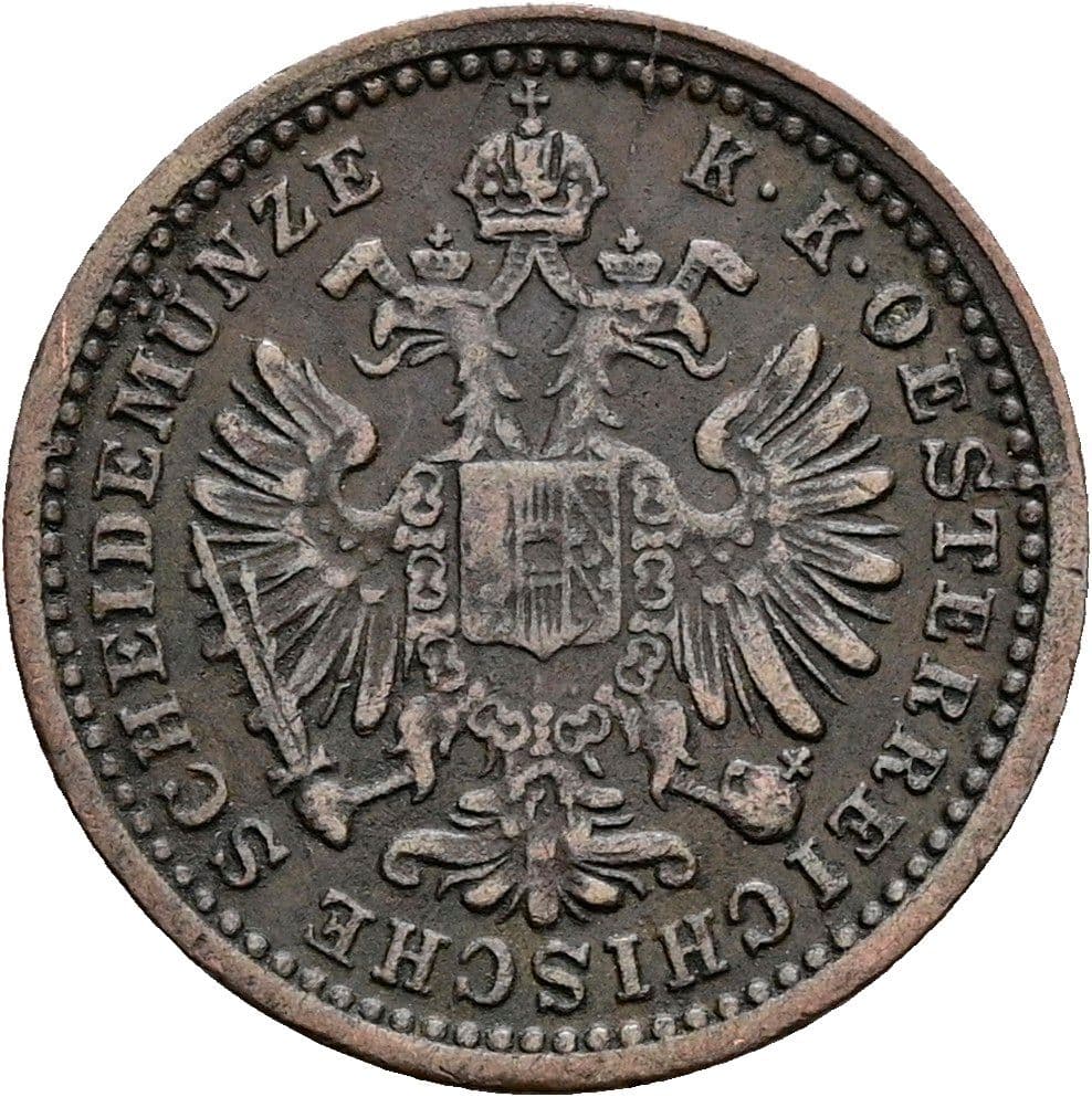 5/10 Kreuzer Franz Joseph I. 1848-1916 1885 – Rückseite