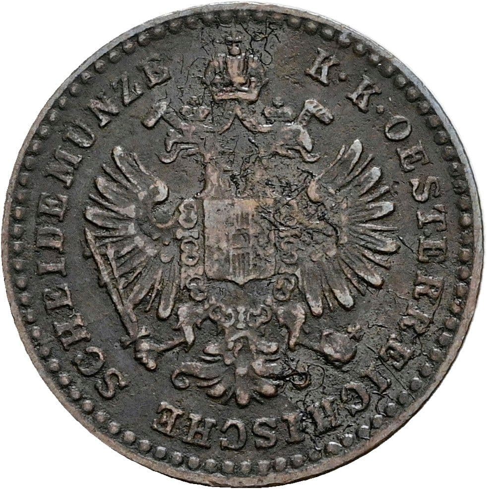 5/10 Kreuzer Franz Joseph I. 1848-1916 1881 – Rückseite