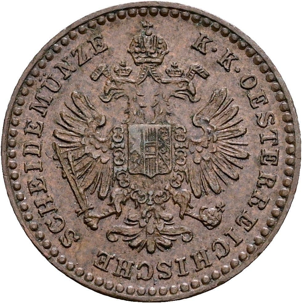 5/10 Kreuzer Franz Joseph I. 1848-1916 1885 – Rückseite