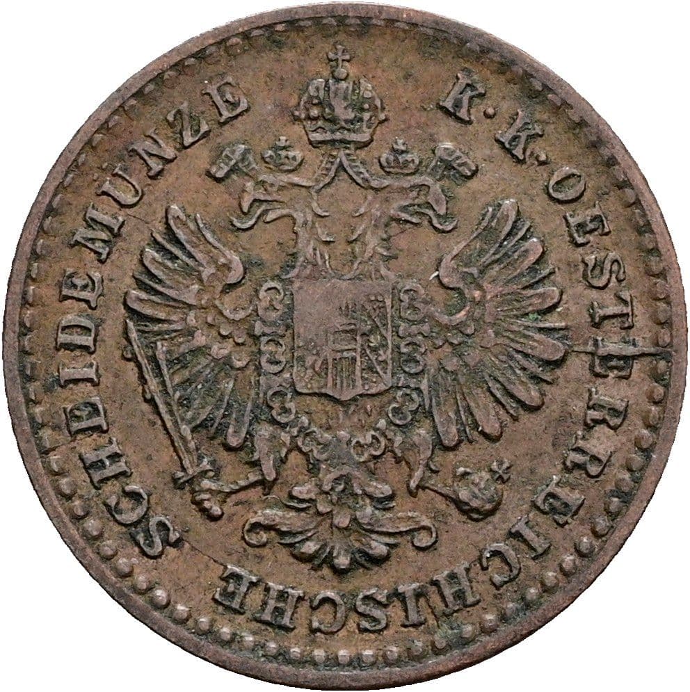 5/10 Kreuzer Franz Joseph I. 1848-1916 1881 – Rückseite