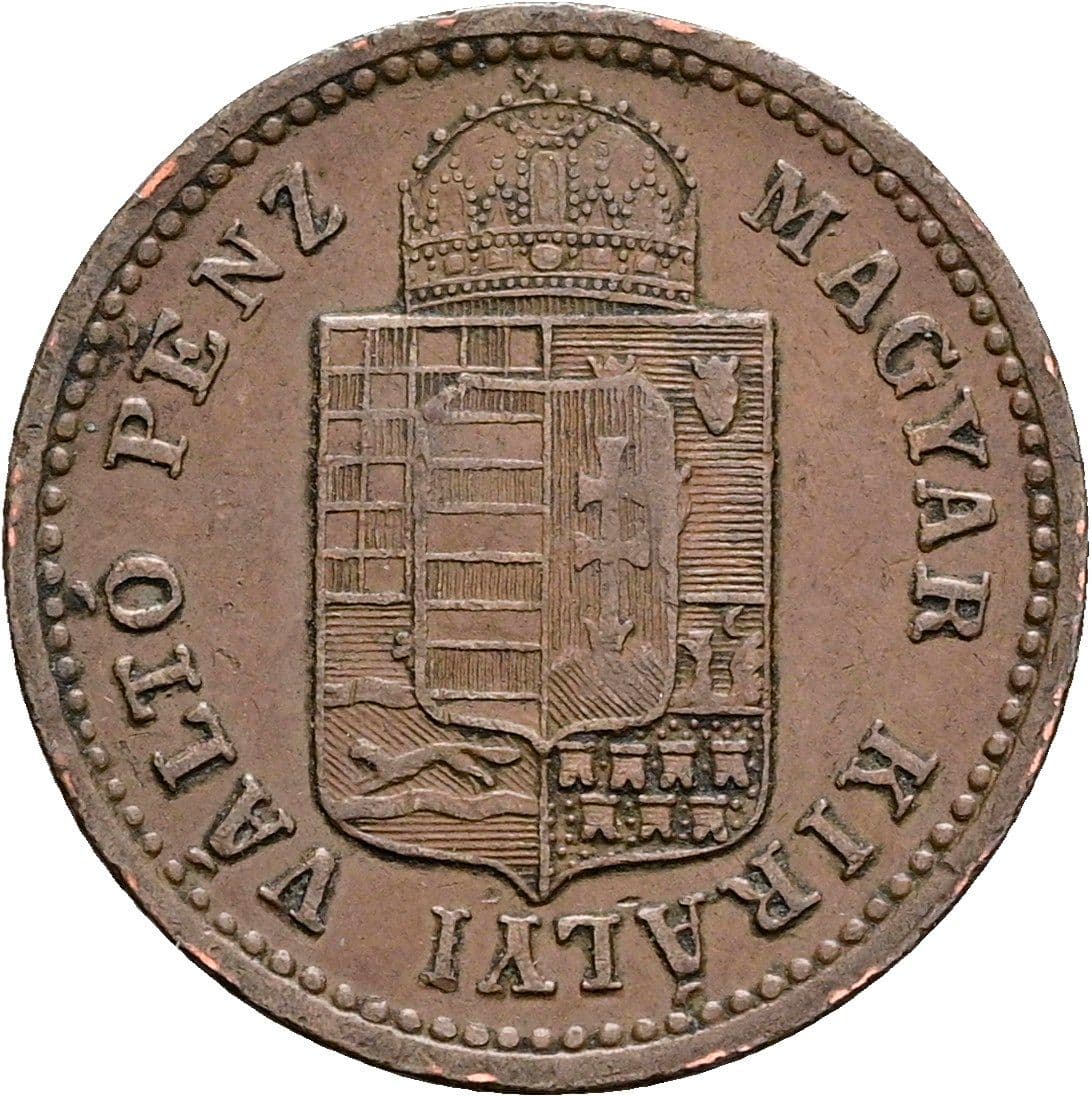 1 Krajczar Franz Joseph I. 1848-1916 1887 KB – Rückseite