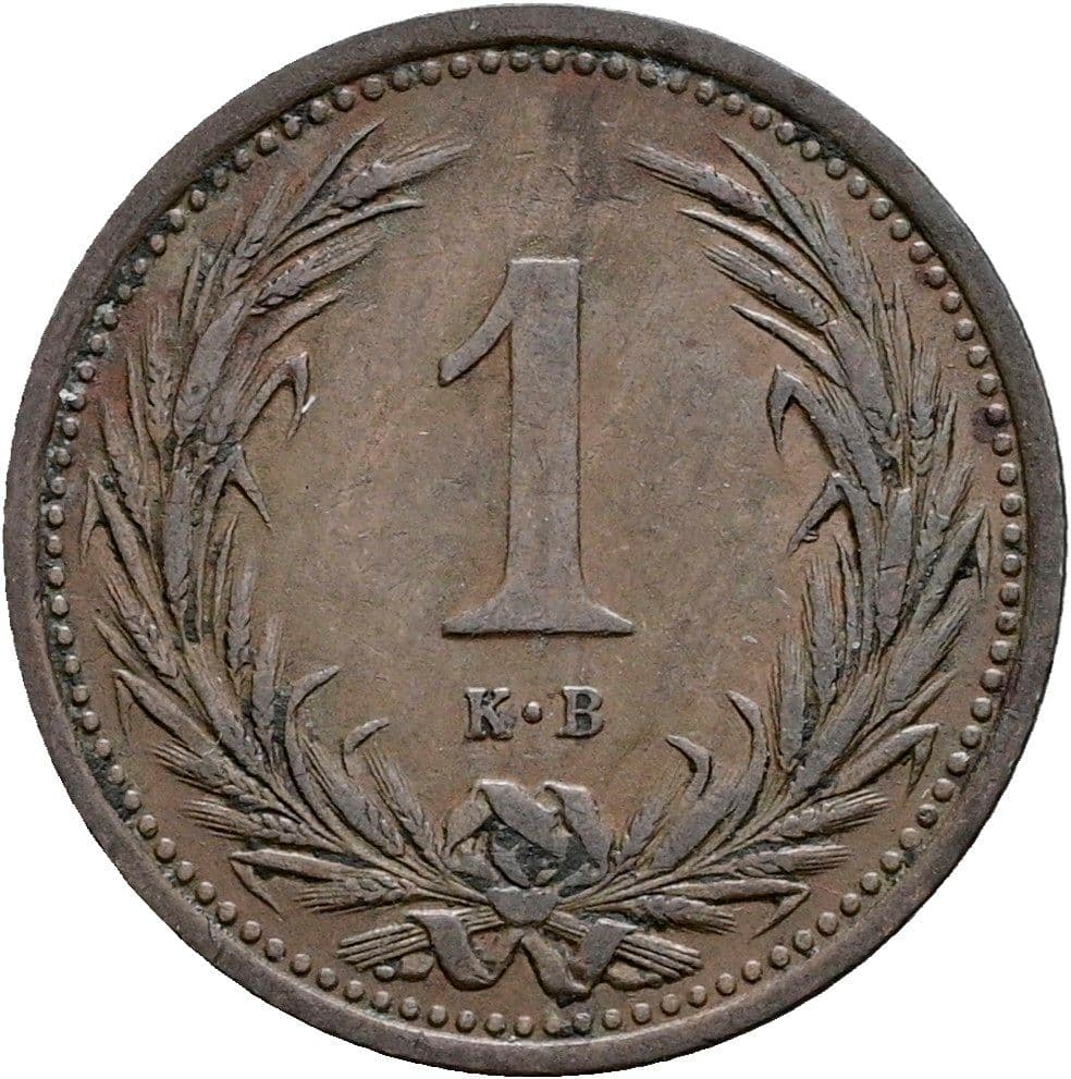 1 Filler Franz Joseph I. 1848-1916 1899 KB – Vorderseite