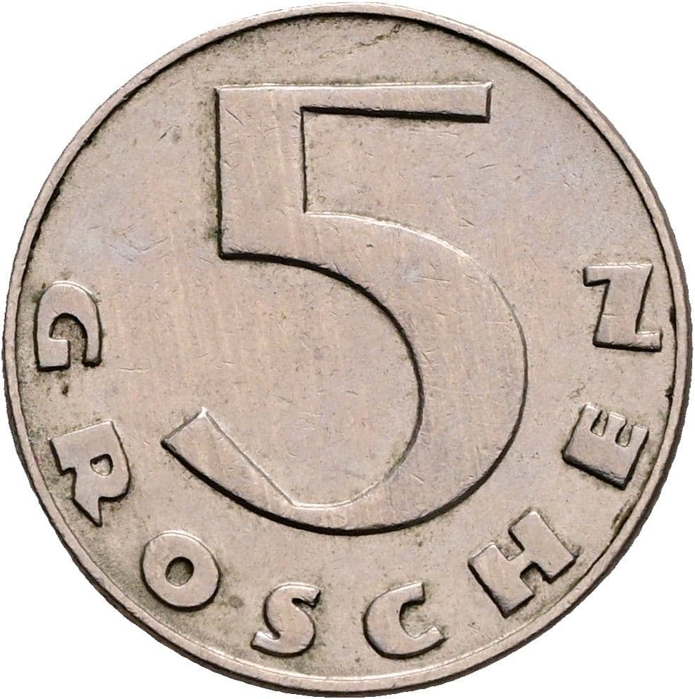 5 Groschen 1936 – Vorderseite