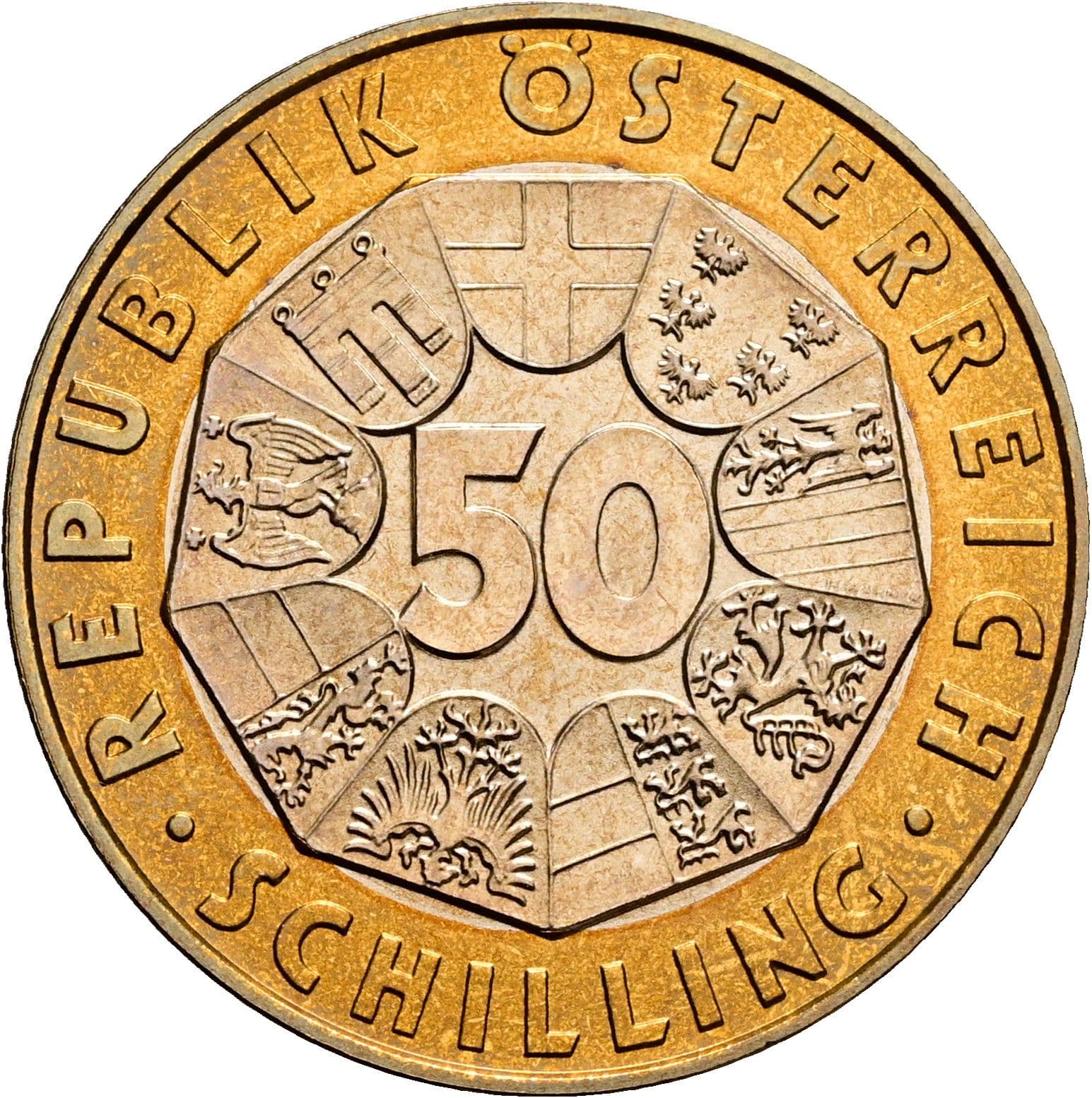 50 Schilling 2000 – Rückseite