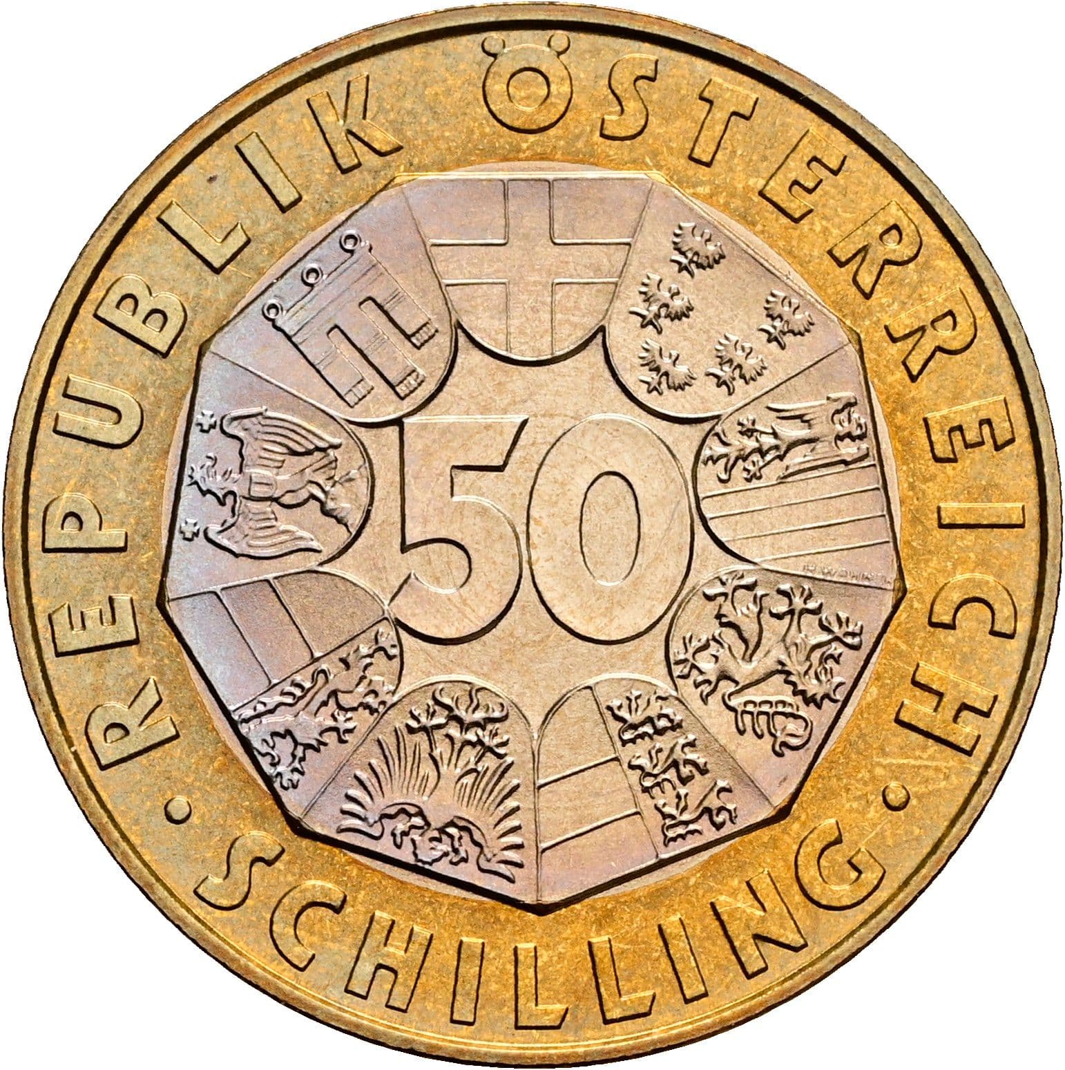 50 Schilling 2000 – Vorderseite