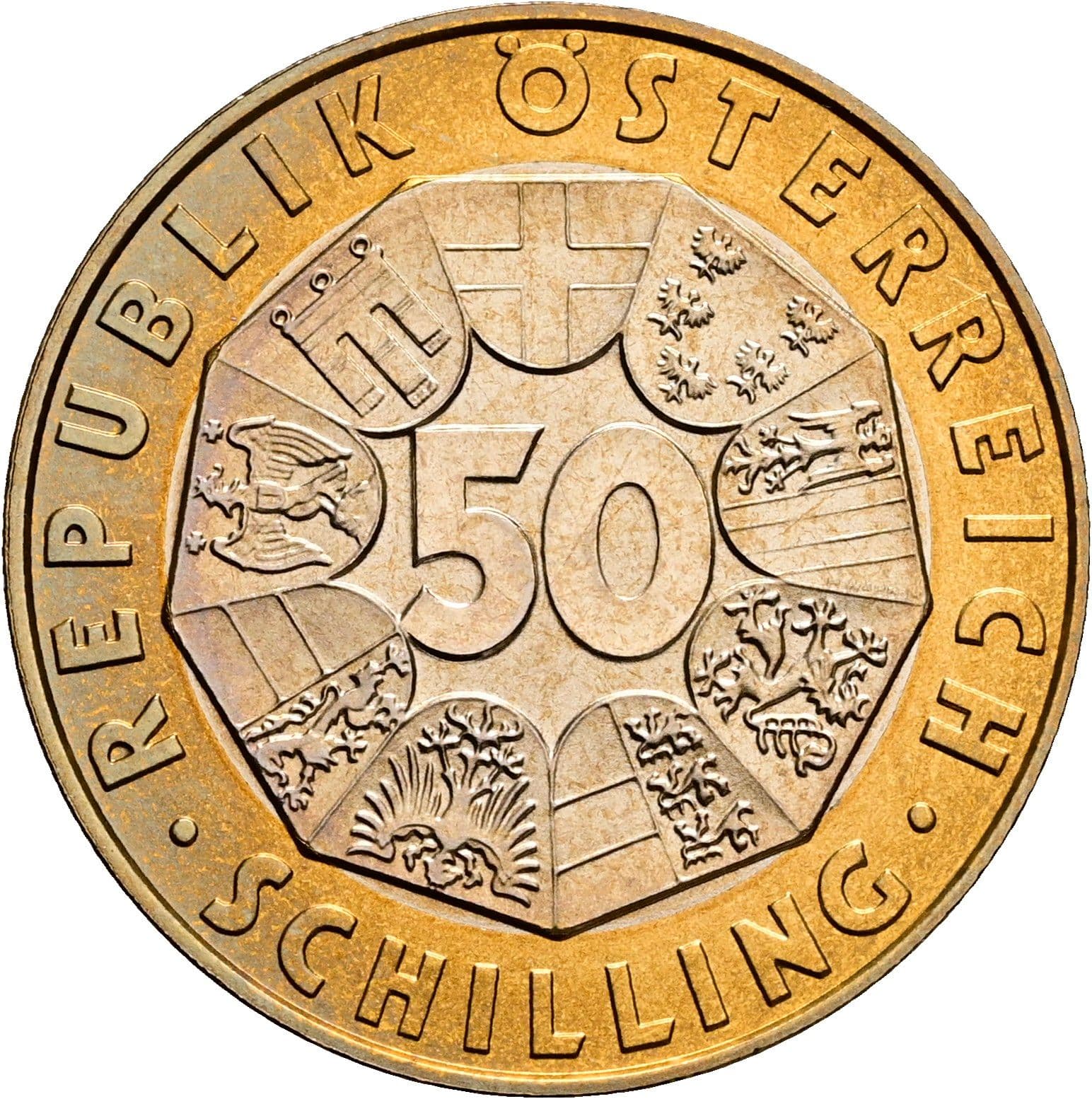 50 Schilling 2000 – Vorderseite
