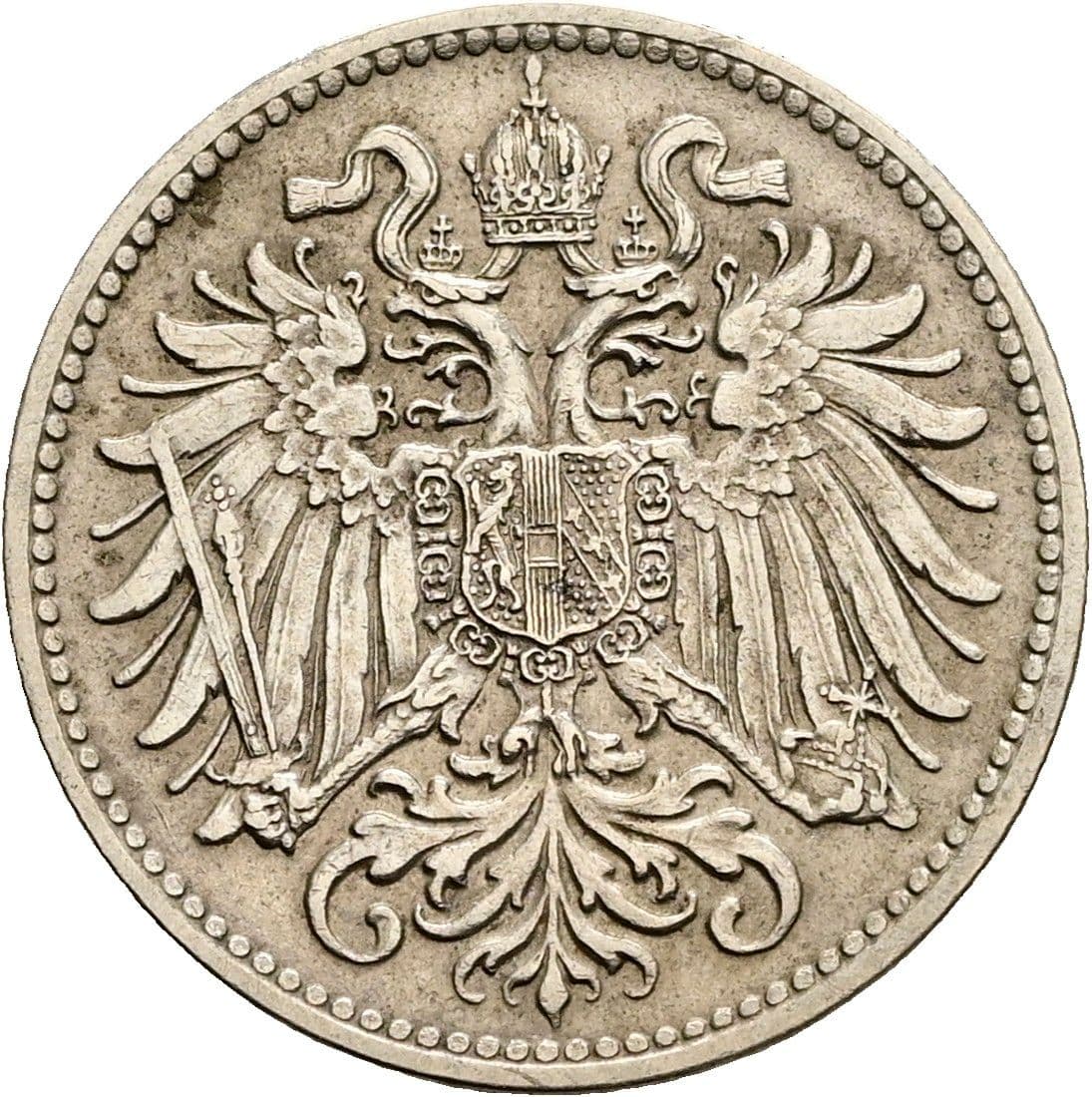 10 Heller Franz Joseph I. 1848-1916 1915 – Rückseite