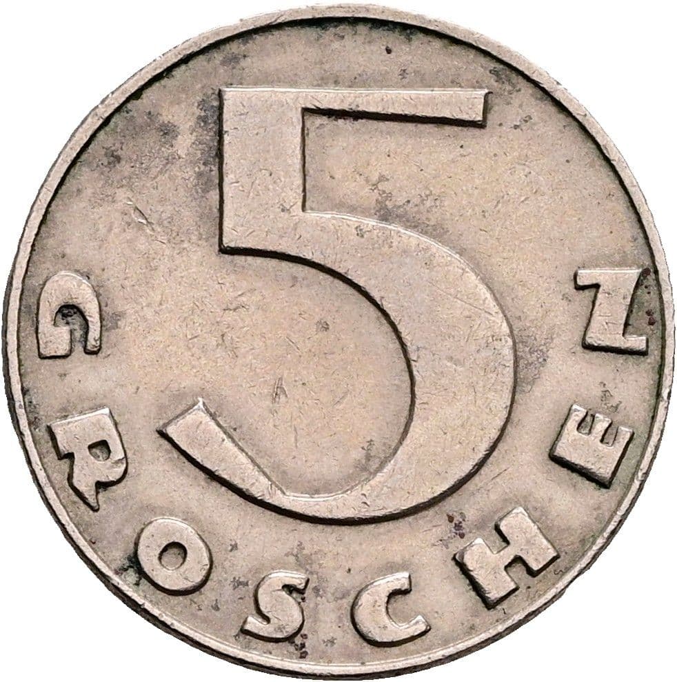 5 Groschen 1936 – Vorderseite