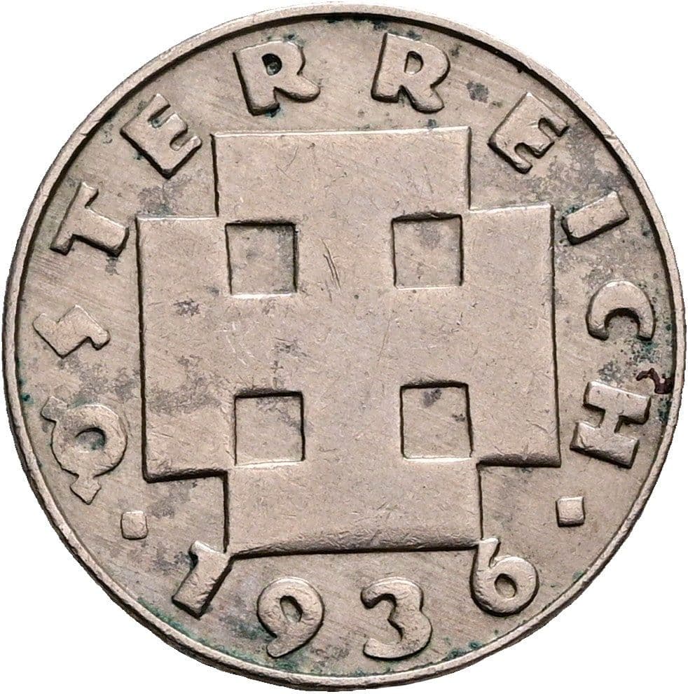 5 Groschen 1936 – Rückseite