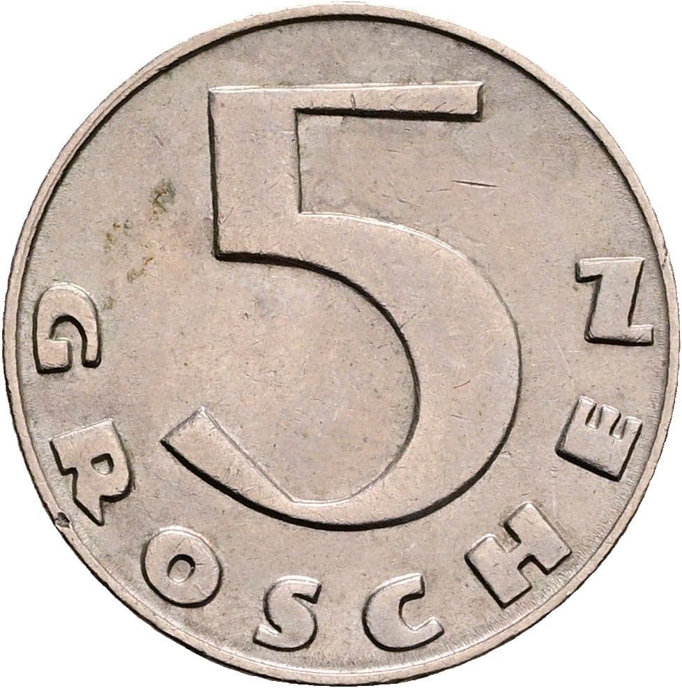 5 Groschen 1936 – Vorderseite