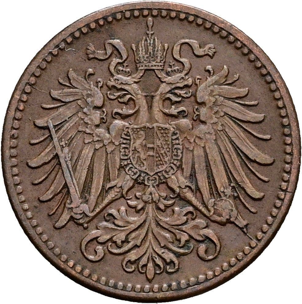 1 Heller Franz Joseph I. 1848-1916 1911 – Rückseite