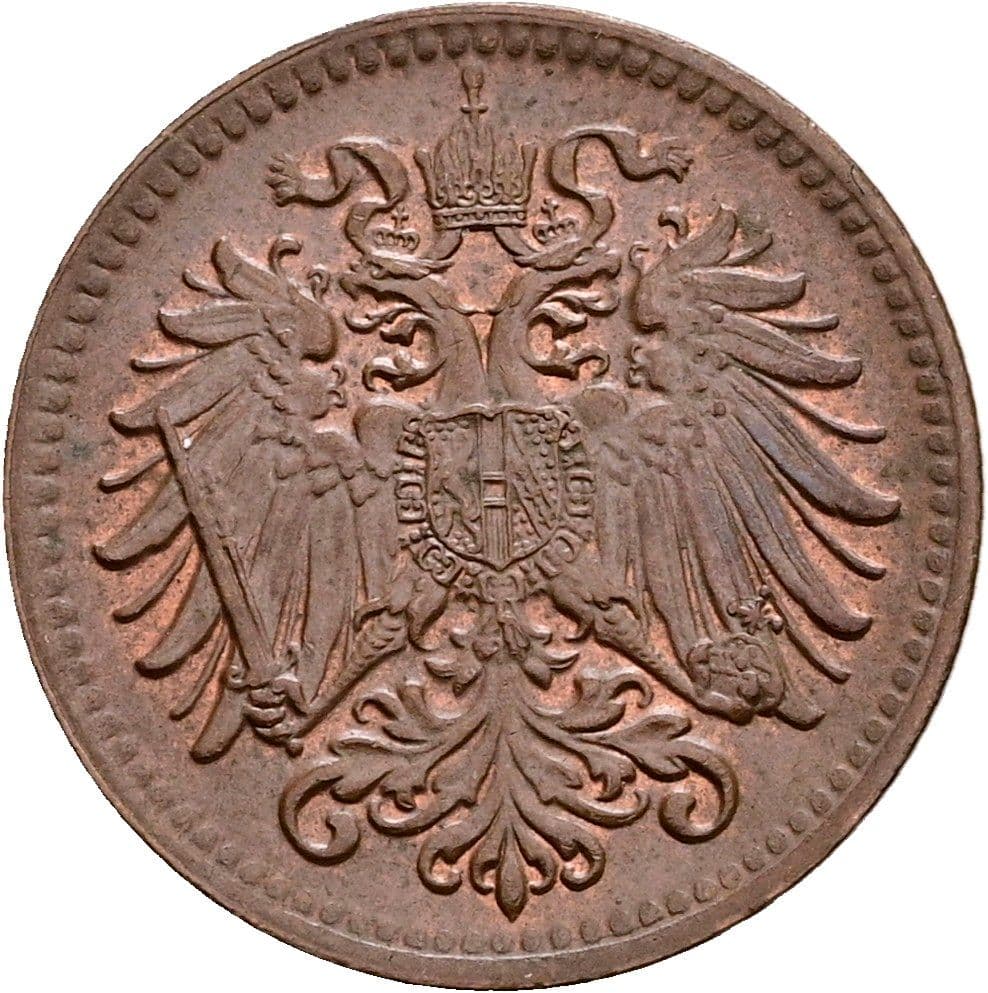 1 Heller Franz Joseph I. 1848-1916 1912 – Rückseite