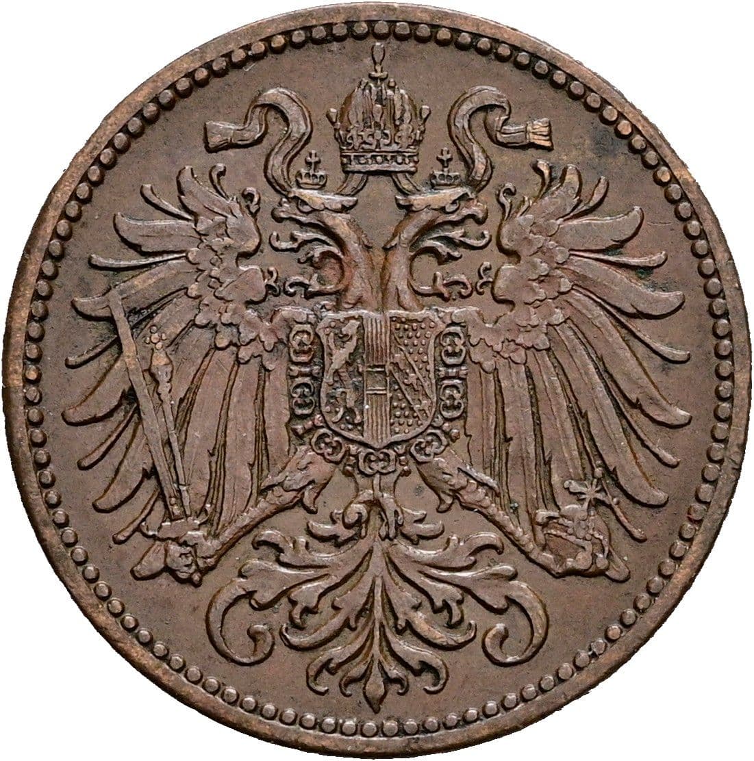 2 Heller Franz Joseph I. 1848-1916 1915 – Rückseite