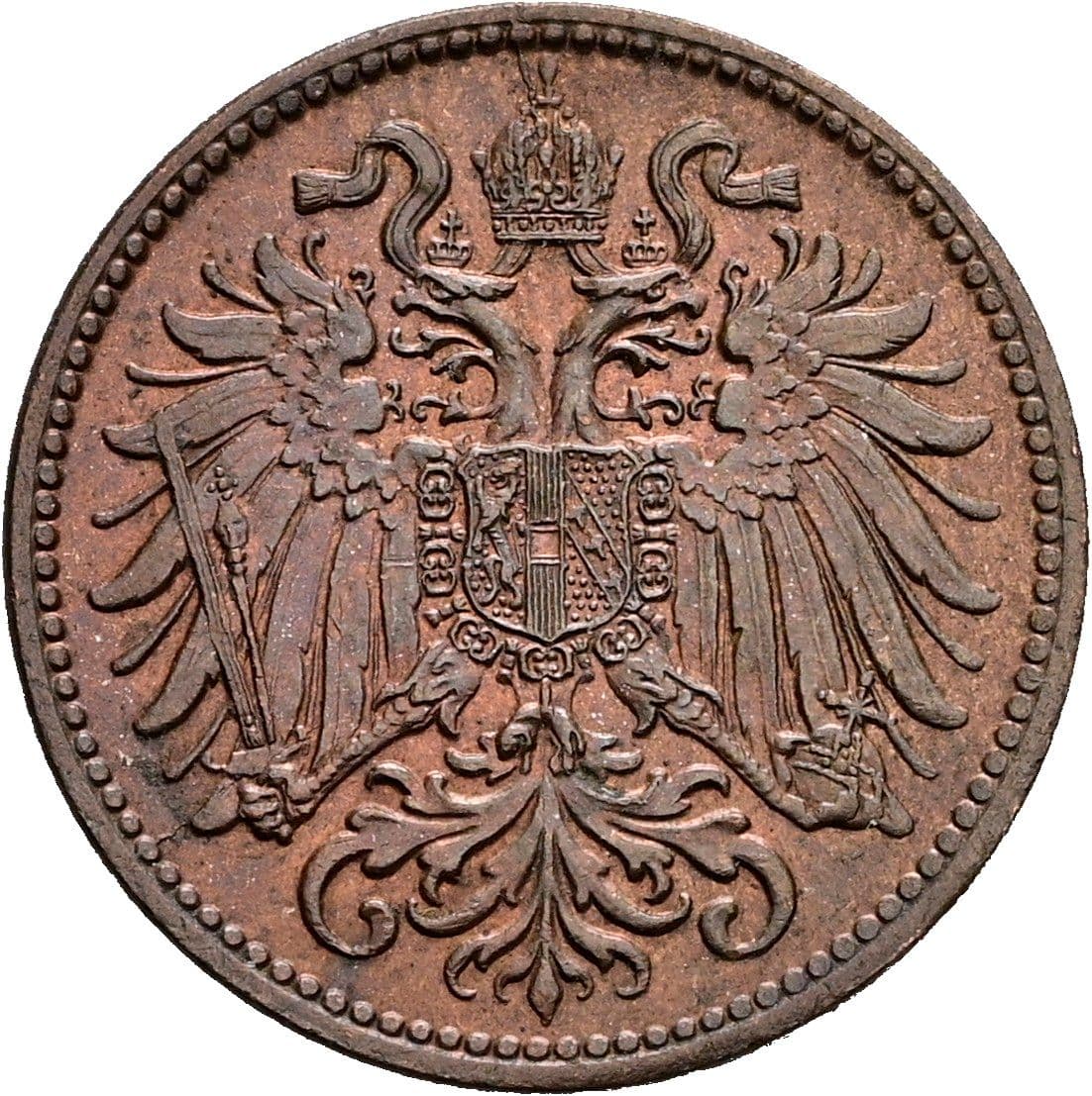 2 Heller Franz Joseph I. 1848-1916 1912 – Rückseite