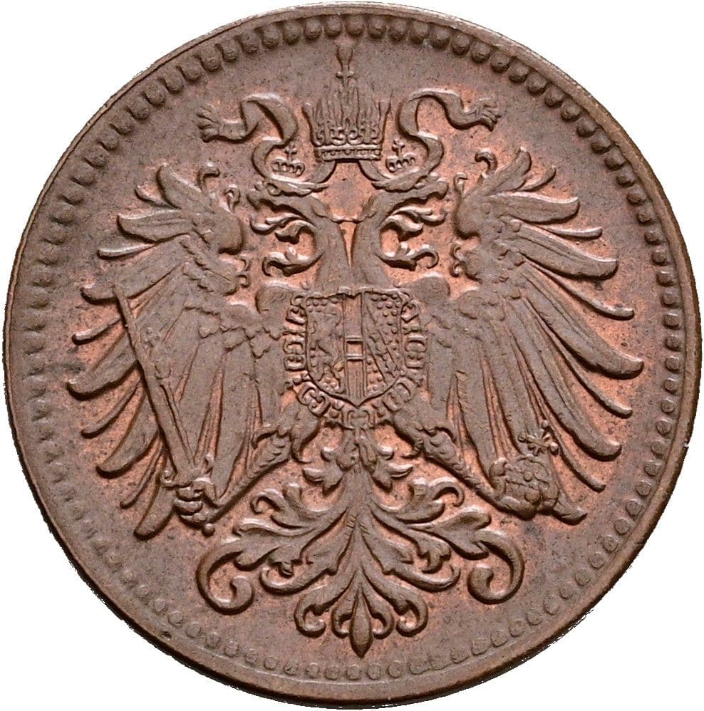 1 Heller Franz Joseph I. 1848-1916 1912 – Rückseite