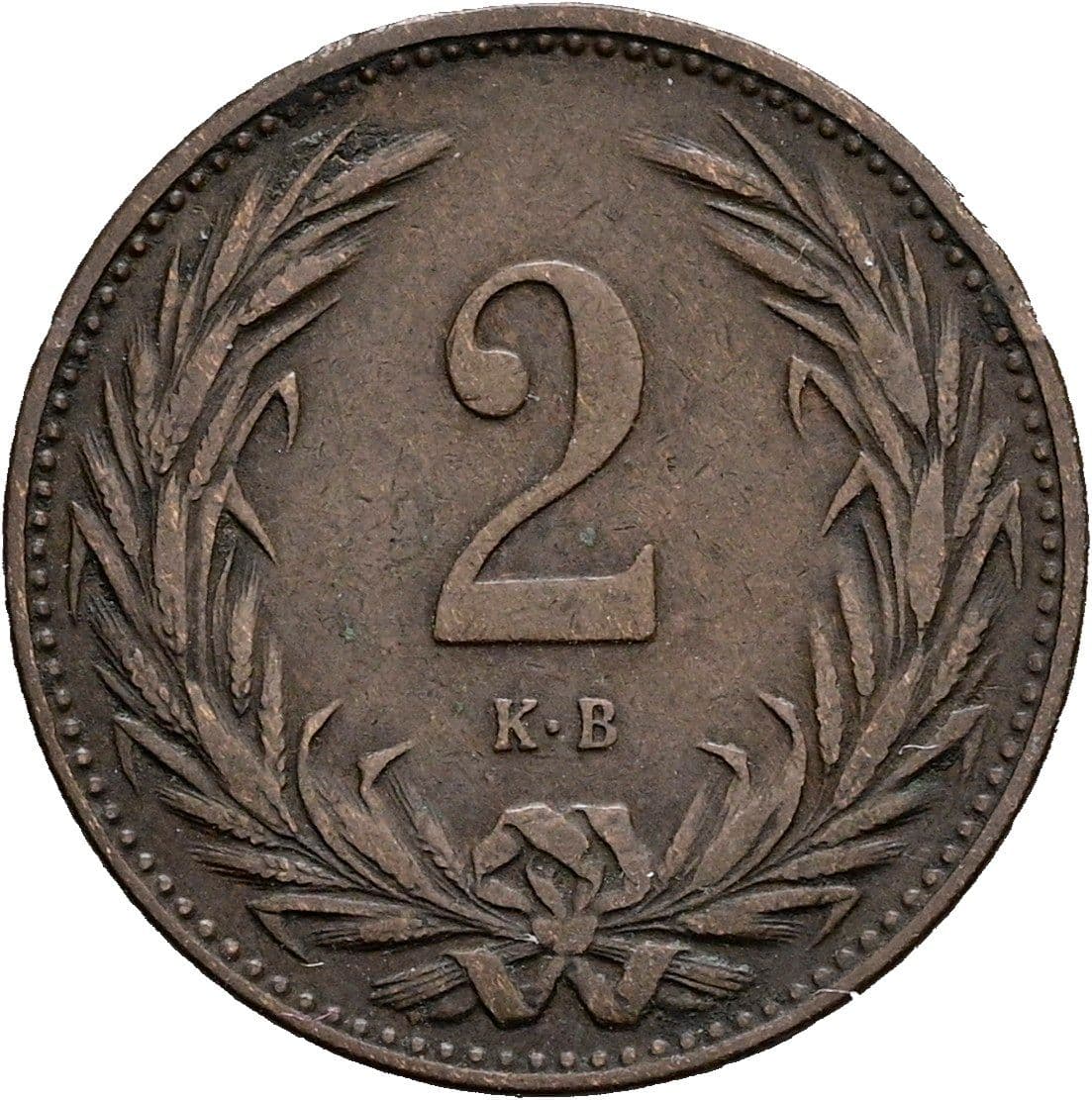 2 Filler Franz Joseph I. 1848-1916 1895 KB – Vorderseite
