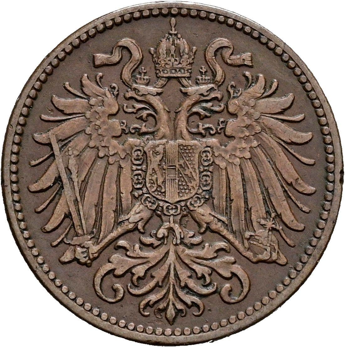 2 Heller Franz Joseph I. 1848-1916 1903 – Rückseite
