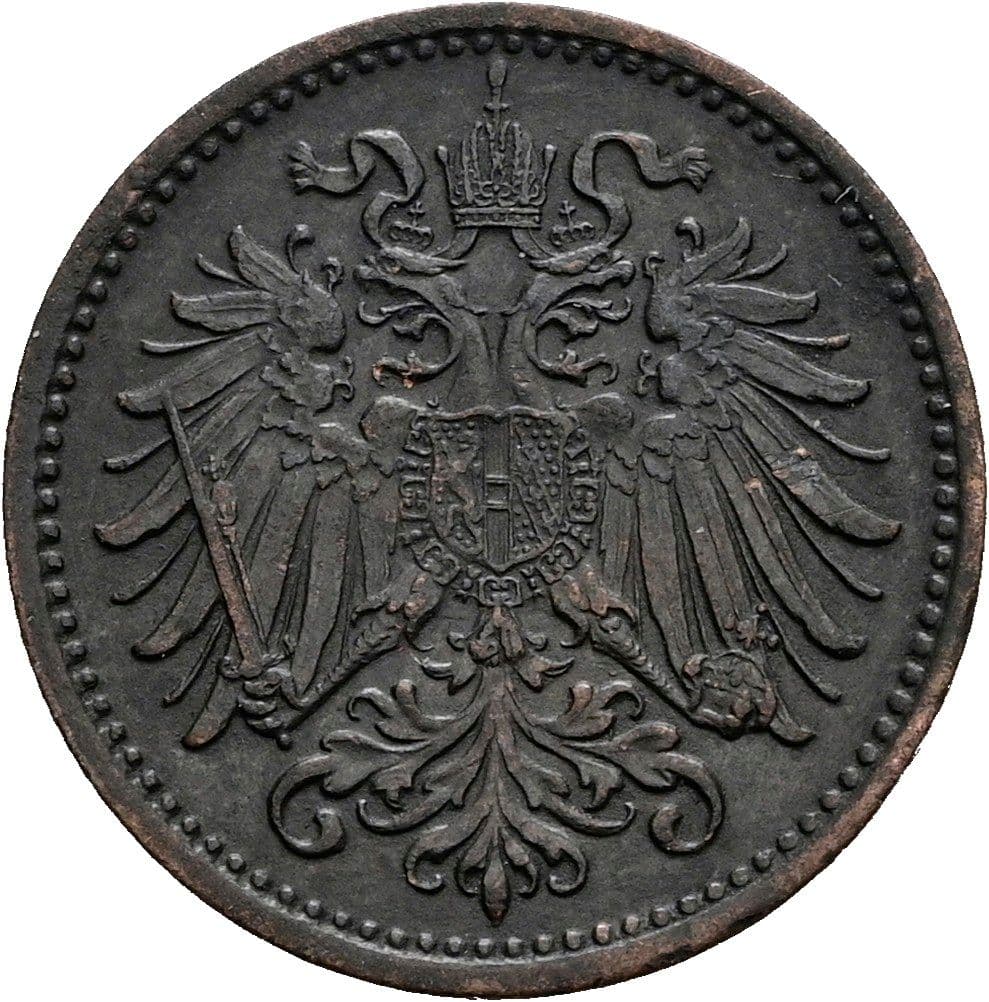 1 Heller Franz Joseph I. 1848-1916 1895 – Rückseite