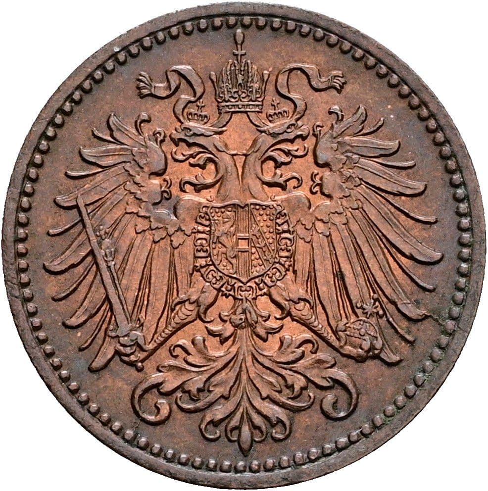 1 Heller Franz Joseph I. 1848-1916 1910 – Rückseite