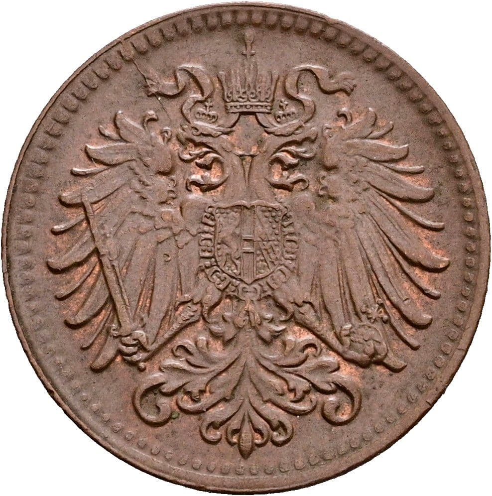 1 Heller Franz Joseph I. 1848-1916 1912 – Rückseite