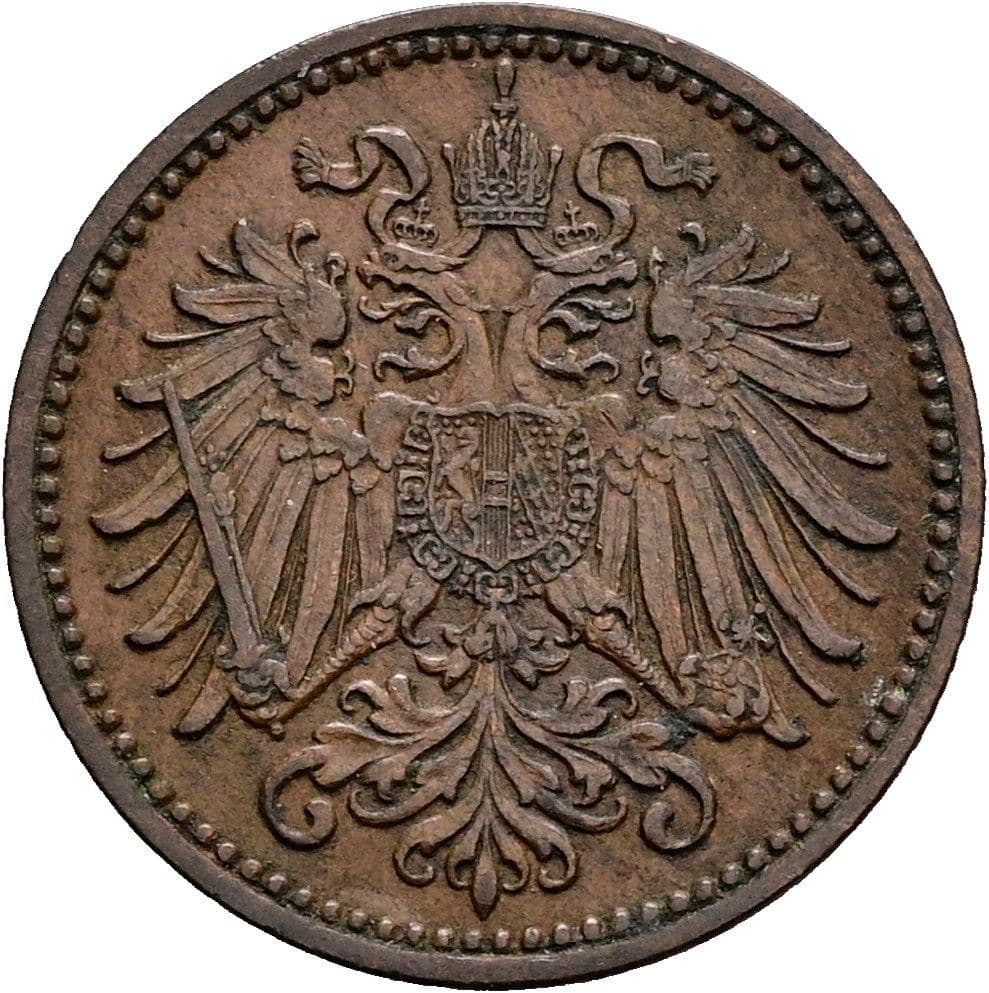 1 Heller Franz Joseph I. 1848-1916 1901 – Rückseite