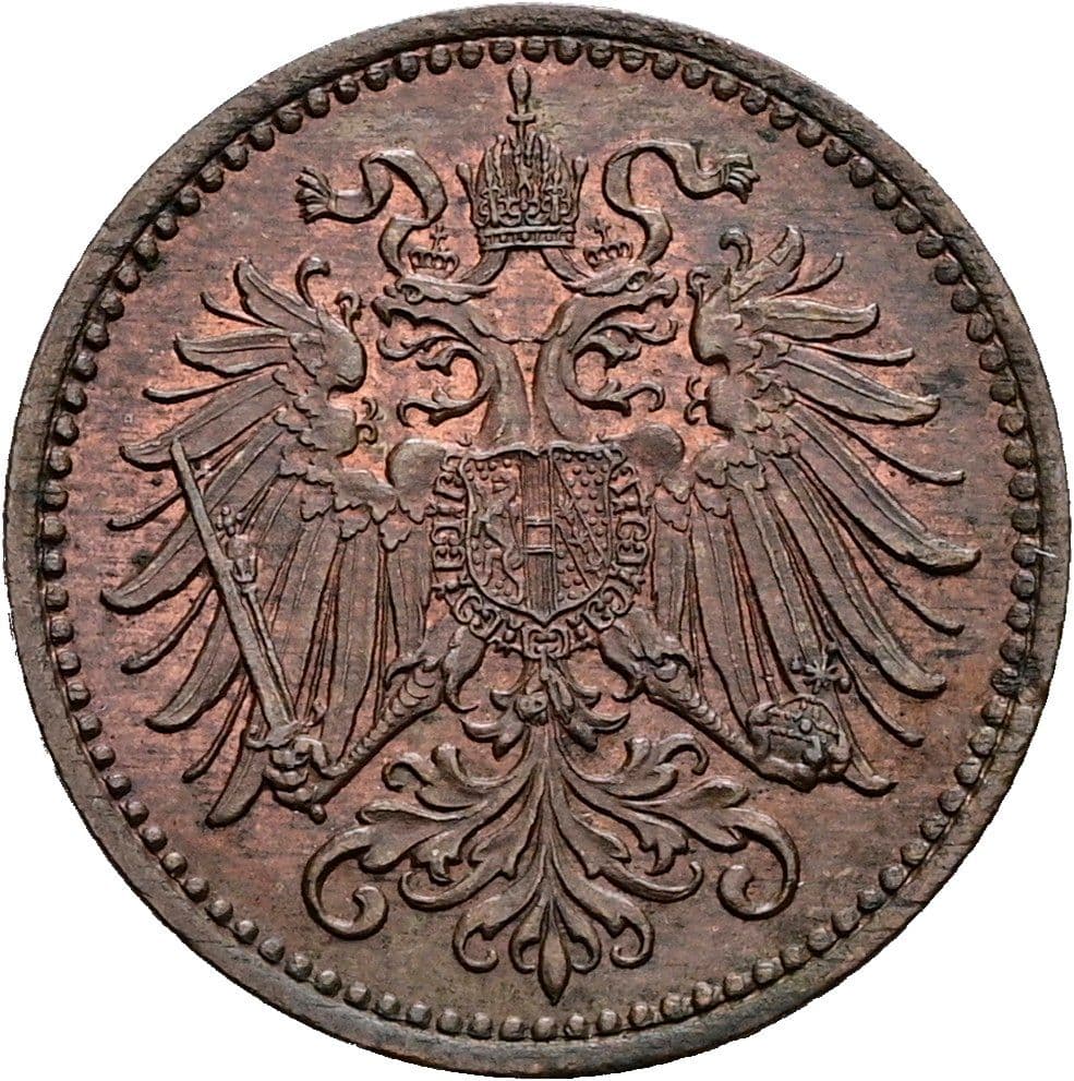 1 Heller Franz Joseph I. 1848-1916 1914 – Rückseite